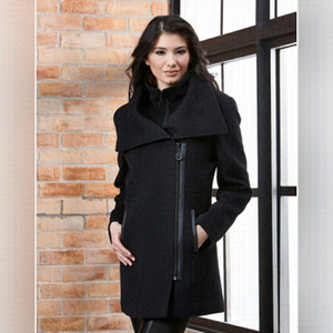 Nikki Jones Wool Cashmere Blend Winter Warm Jacket with side closure size 12